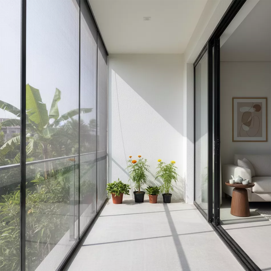  Aluminium Pleated Screens 